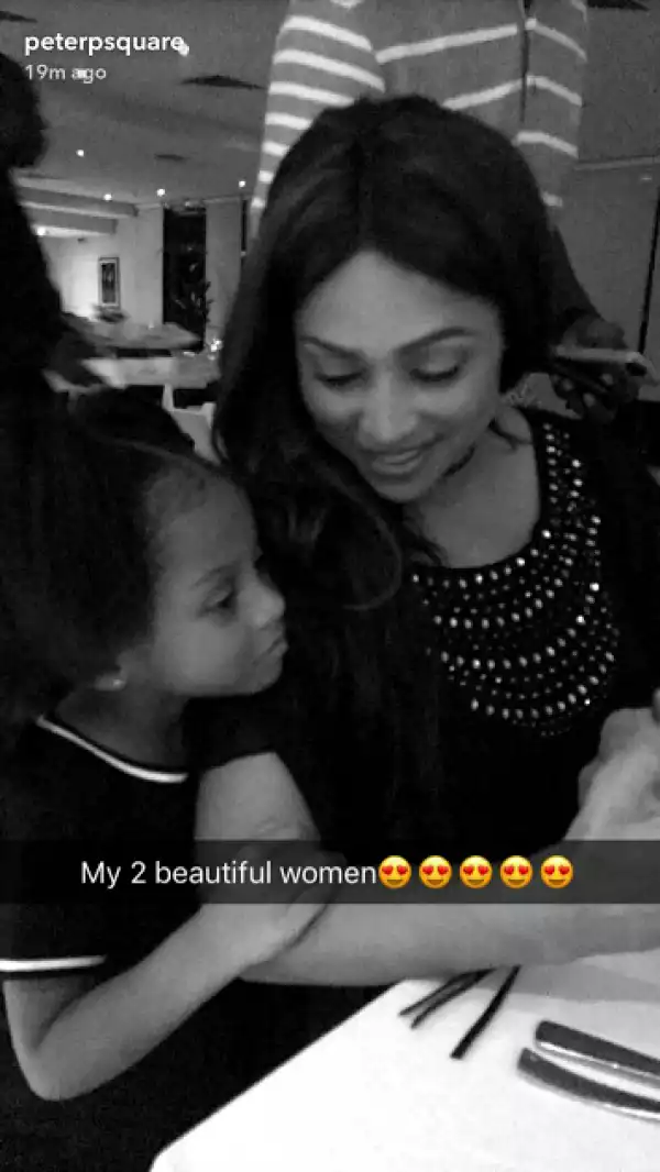 Peter Okoye pictured with the beautiful women in his life (photos)